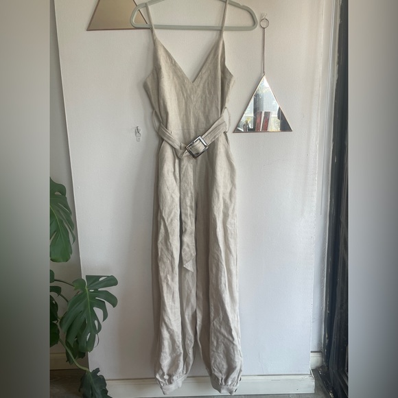 SHONA JOY linen jumpsuit - Picture 2 of 9